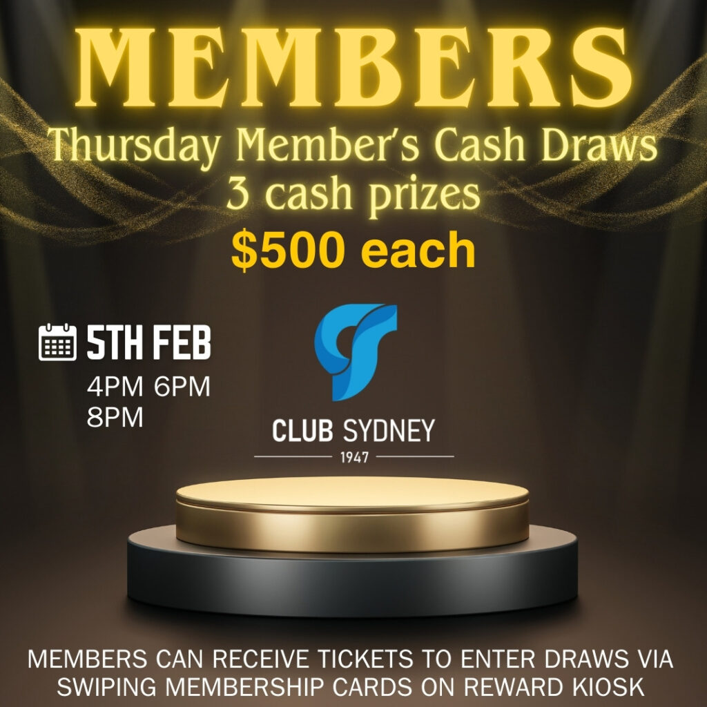 2026 February Member’s Cash Draw
