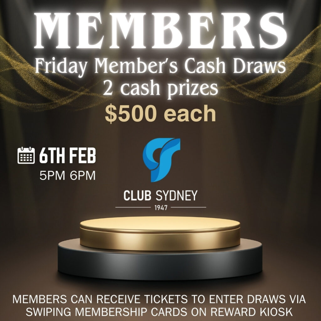 2026 February Member’s Cash Draw