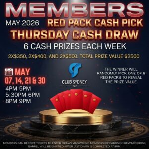 weekly members draw May 2026