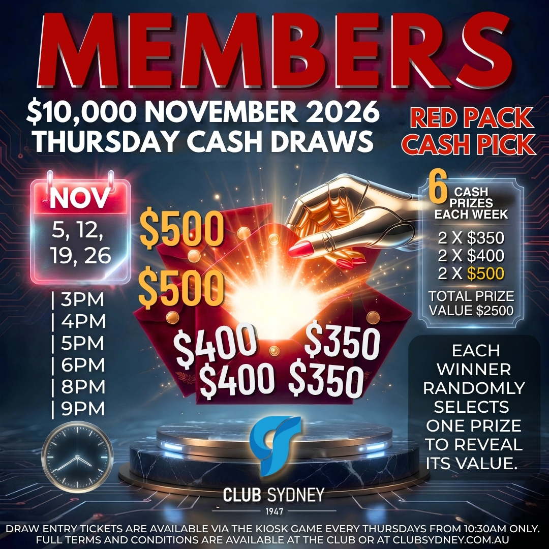 weekly members draw