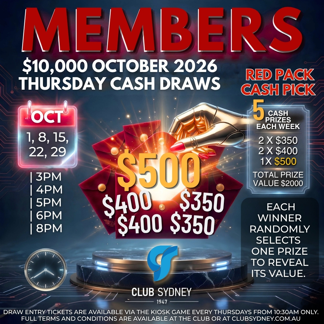 weekly members draw